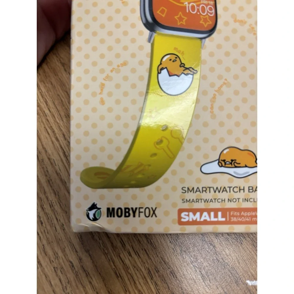 MobyFox Gudetama The Lazy Egg Apple Watch Band 38/40/41mm Sanrio New